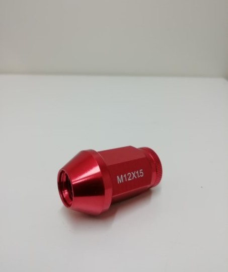 SteyrTek Alumiinimutterisarja punainen 1,5mm nousu, 12mm, 20 kpl Image: 2